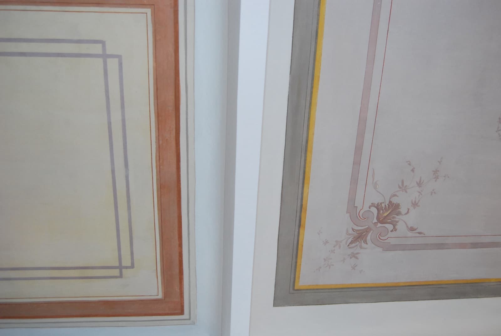 Plafond peint restauré à la main — 11